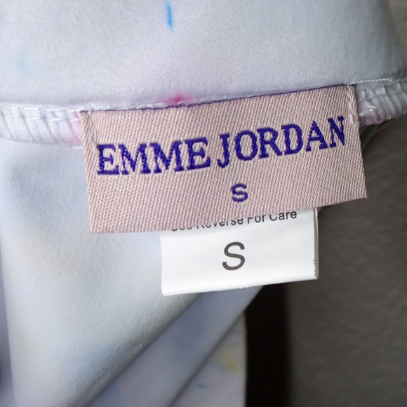 Emme Jordan 2 Piece / Bikini  Tie Dye Print Swimsuit Size Small NWT - Picture 10 of 10